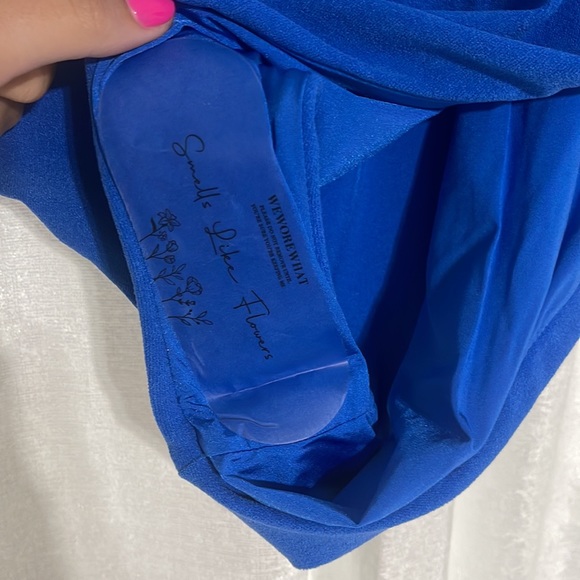 WeWoreWhat scoop one piece towel terry blue - Picture 8 of 8